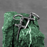 Skull Cross Drop Earrings Viking Warriors