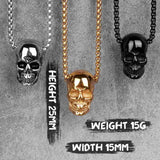Skull Necklace Viking Warriors