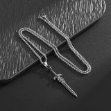 Skull Sword Pendant Necklace necklace Viking Warriors