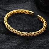 Stainless Steel Braided Bracelet Bracelets Viking Warriors