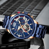 Stainless Steel Chronograph Sports Watch watch Viking Warriors