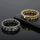 Stainless Steel Skull Curb Chain Bracelet Bracelets Viking Warriors