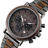 Stylish Chronograph Wooden Watch Watches Viking Warriors