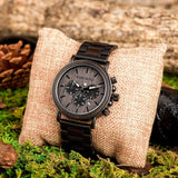 Stylish Chronograph Wooden Watch Watches Viking Warriors