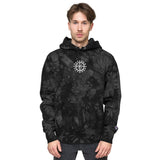 Sun Wheel Engraved Tie-dye Hoodie Hoodies Viking Warriors