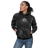 Sun Wheel Engraved Tie-dye Hoodie Hoodies Viking Warriors