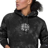 Sun Wheel Engraved Tie-dye Hoodie Hoodies Viking Warriors