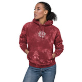 Sun Wheel Engraved Tie-dye Hoodie Hoodies Viking Warriors