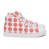 Sun Wheel Women’s high top canvas shoes Women’s high top canvas shoes Viking Warriors