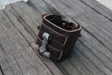 Thor Hammer Leather Wristband jewelery Viking Warriors
