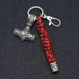 Thor Hammer Paracord Keychain Keychains Viking Warriors