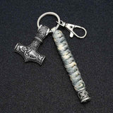 Thor Hammer Paracord Keychain Keychains Viking Warriors