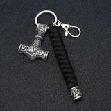 Thor Hammer Paracord Keychain Keychains Viking Warriors