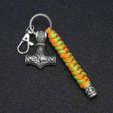 Thor Hammer Paracord Keychain Keychains Viking Warriors