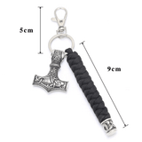 Thor Hammer Paracord Keychain Keychains Viking Warriors