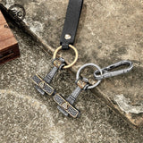 Thor's Hammer Key chain keychain Viking Warriors
