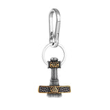 Thor's Hammer Key chain keychain Viking Warriors