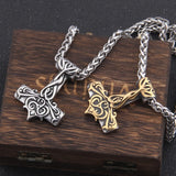 Thor's Hammer Mjolnir Necklace Necklaces Viking Warriors