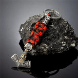 Thor's Hammer Survival Keychain Keychains Viking Warriors