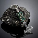 Thor's Hammer Survival Keychain Keychains Viking Warriors
