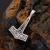 Thor's Hammer Triquetra Pendant Necklaces Viking Warriors