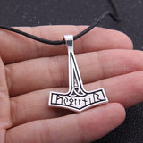Thor's Hammer Triquetra Pendant Necklace Viking Warriors