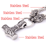 Thor's Revenge Mjolnir Hammer Necklace Necklaces Viking Warriors