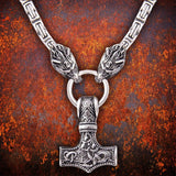 Thor's Revenge Mjolnir Hammer Necklace Necklaces Viking Warriors
