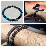 Tiger Eye Hematite Stone Bracelets Bracelets Viking Warriors