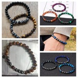 Tiger Eye Hematite Stone Bracelets Bracelets Viking Warriors