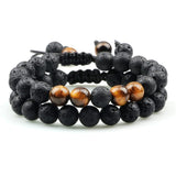 Tiger Eye Lava Beads Bracelet Bracelets Viking Warriors