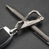 Titanium Multifunction Carabiner Keychain Keychains Viking Warriors