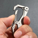 Titanium Multifunction Carabiner Keychain Keychains Viking Warriors