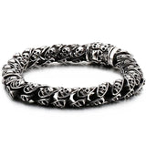 Titanium Steel Skull Bracelet Bracelets Viking Warriors