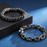 Titanium Steel Skull Bracelet Bracelets Viking Warriors