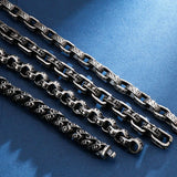 Titanium Steel Skull Bracelet Bracelets Viking Warriors