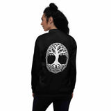 Tree of Life Bomber Jacket Viking Warriors