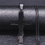 Tree of Life Cross Pendant Necklace Cross Viking Warriors