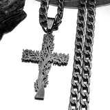 Tree of Life Cross Pendant Necklace Cross Viking Warriors