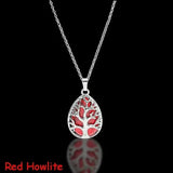 Tree of Life Crystal Amethyst Rose Quartz Tiger Eye Necklace necklace Viking Warriors