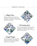 Tree of Life Crystal Leaves Pendant Necklaces Viking Warriors