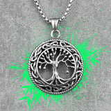 Tree of Life Necklace Yggdrasil Amulet Necklaces Viking Warriors