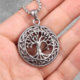 Tree of Life Necklace Yggdrasil Amulet Necklaces Viking Warriors