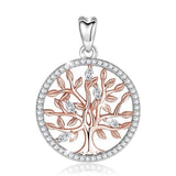 Tree of Life  Rose Gold Necklace Necklaces Viking Warriors