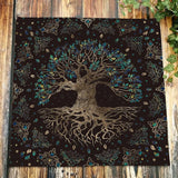 Tree of Life Tarot Rune Altar Cloth Religious Altars Viking Warriors