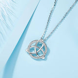 Trinity Knot Zircon Necklace Necklaces Viking Warriors