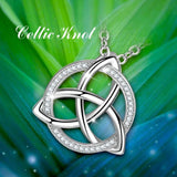 Trinity Knot Zircon Necklace Necklaces Viking Warriors