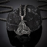 Triple Horn of Odin Necklace Necklaces Viking Warriors