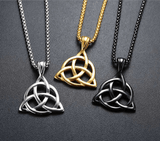 Triquetra Trinity Knot Pendant necklaces Viking Warriors