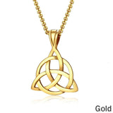 Triquetra Trinity Knot Pendant necklaces Viking Warriors